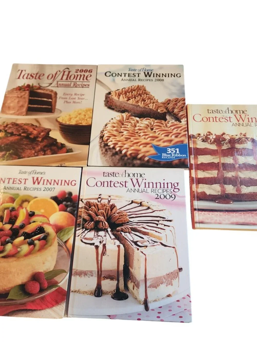 Taste of Home Annual Recipes HardCover 2006 - 2010